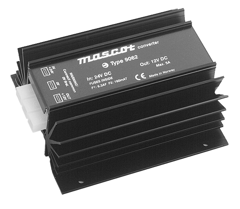 Mascot 9063 40W 24V/13.5V Linear DC/DC converter with regulated output with Backup